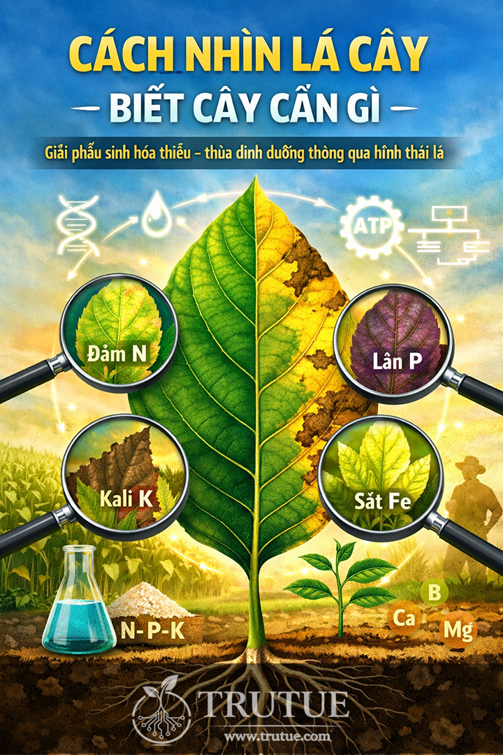 CÁCH NHÌN LÁ CÂY BIẾT CÂY CẦN GÌ