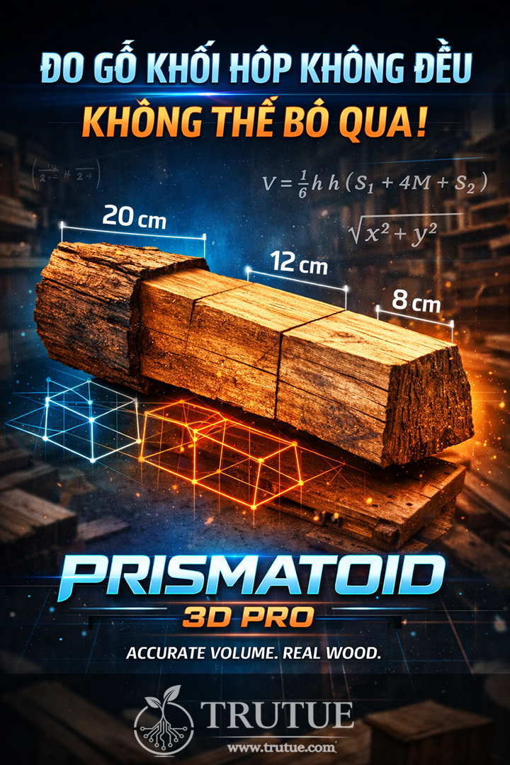 Đo và tính thể tích gỗ hộp không đều
