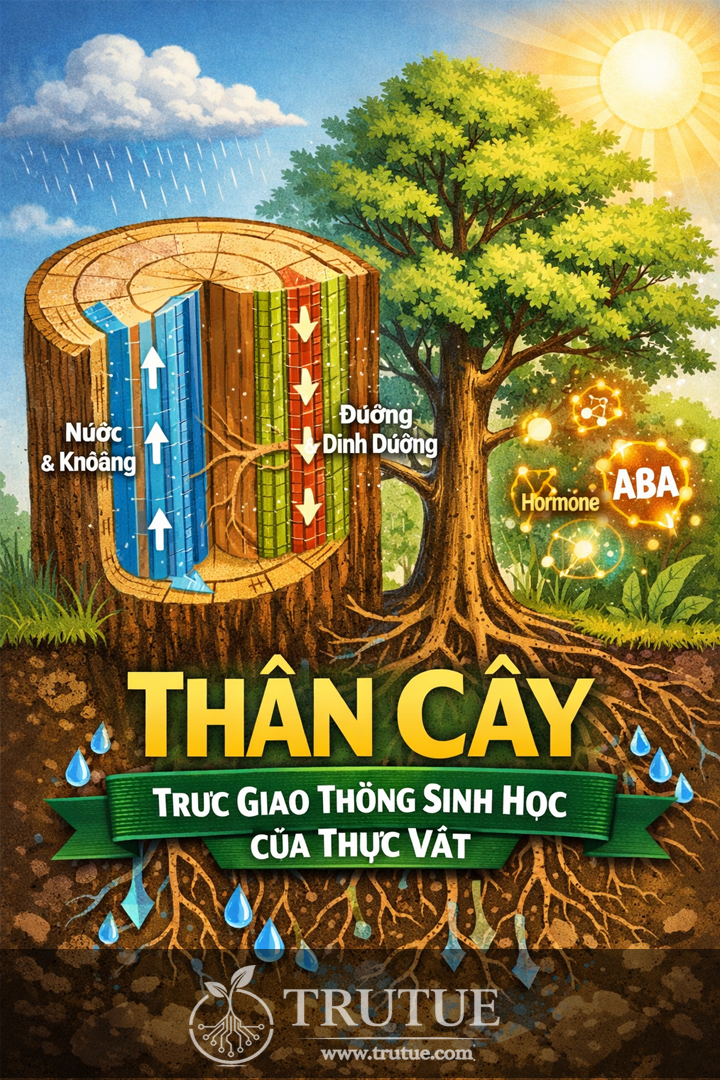 HƯỚNG VẬN CHUYỂN TRONG THÂN CÂY – CƠ CHẾ DÒNG CHẢY SỰ SỐNG CỦA THỰC VẬT