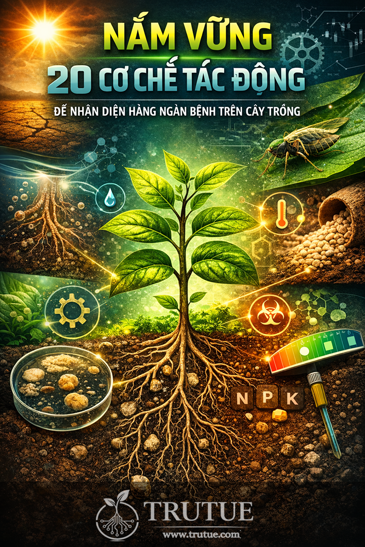 Nắm vững 20 cơ chế tác động để nhận diện hàng nghìn bệnh trên cây trồng