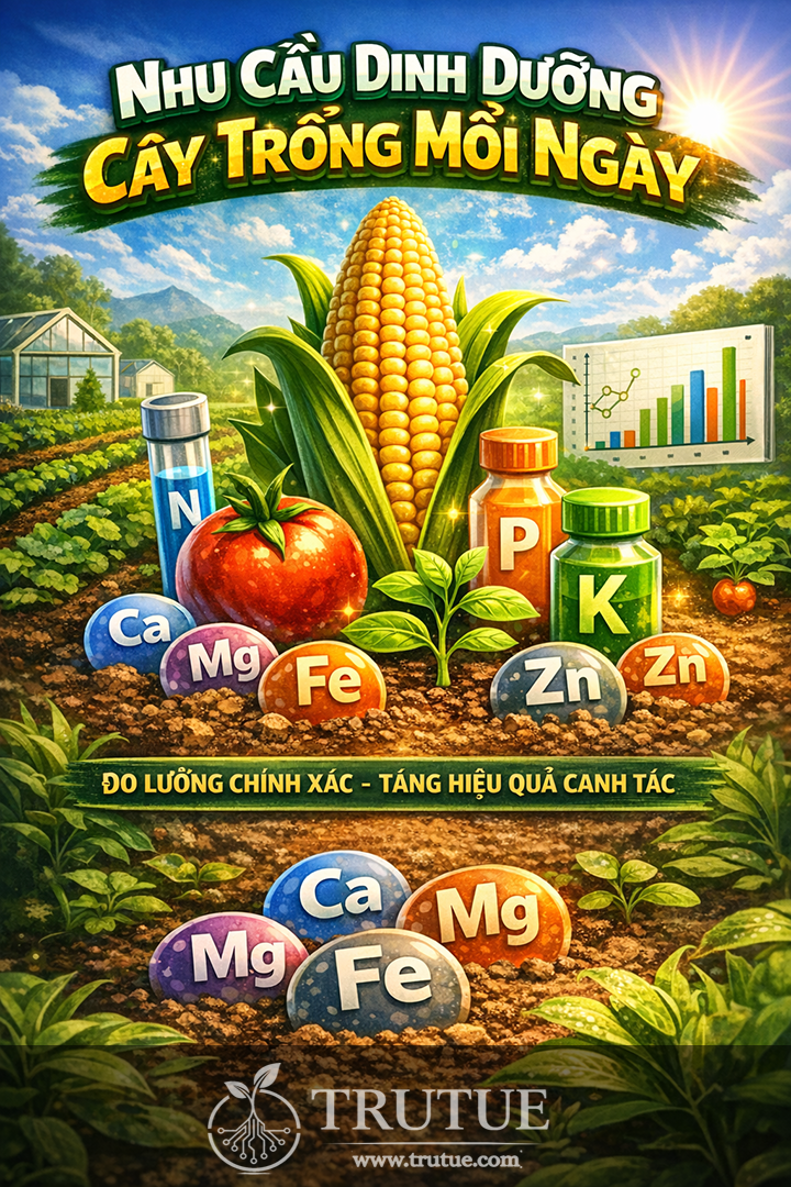 Nhu cầu dinh dưỡng của cây trồng trong một ngày