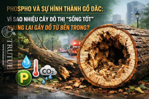 PHOSPHO VÀ NGUY CƠ CÂY ĐÔ THỊ BỊ BỌNG RUỘT