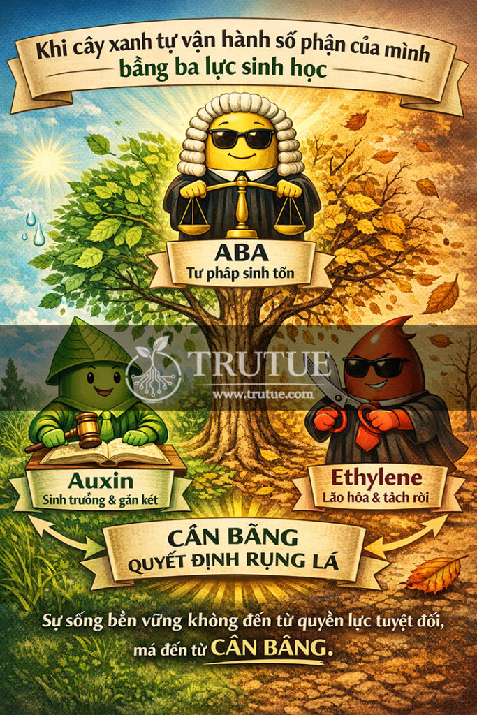 Tam quyền phân lập ABA, Auxin và Ethylene