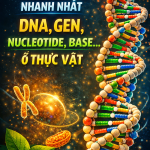 Cách hiểu nhanh nhất DNA, Gen, Nucleotide, Base... ở thực vật